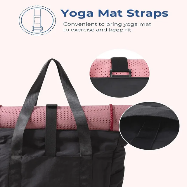 Toss All-In Tote Bag with Yoga Mat Strap