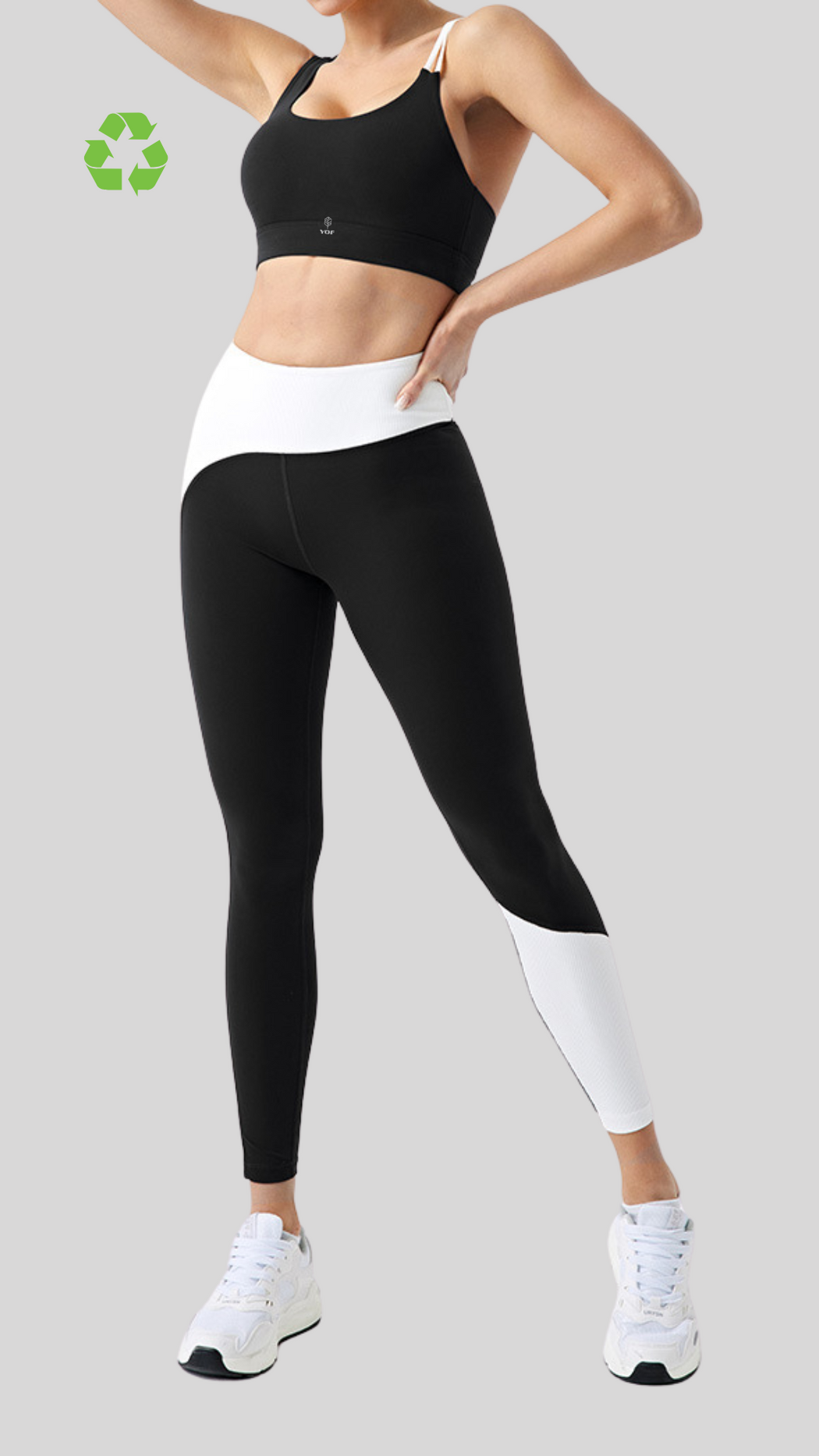 Eco Luxe PowerMove Two-Tone Legging