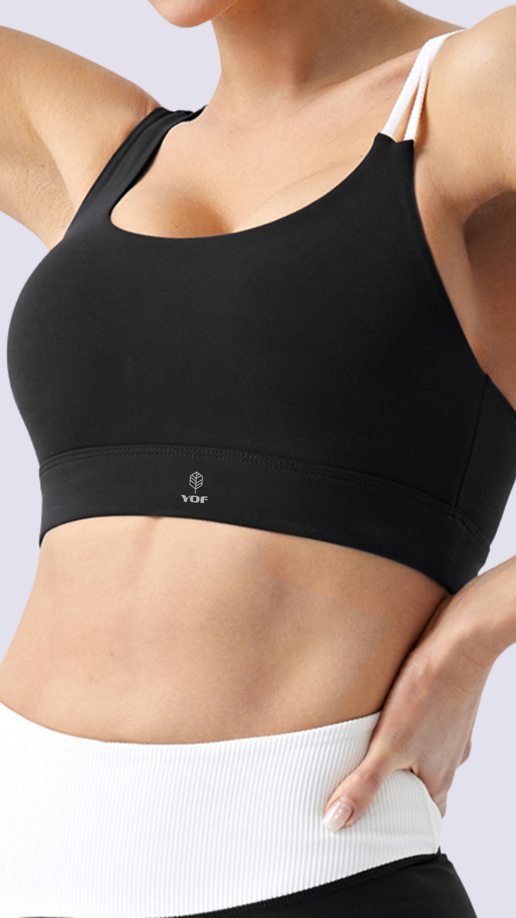 PowerMove Two-Tone Sports Bra