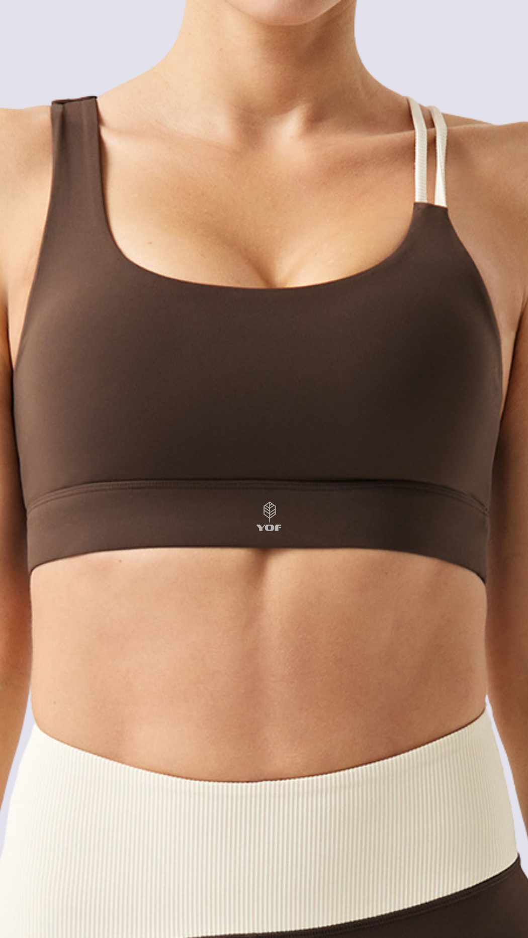 PowerMove Two-Tone Sports Bra