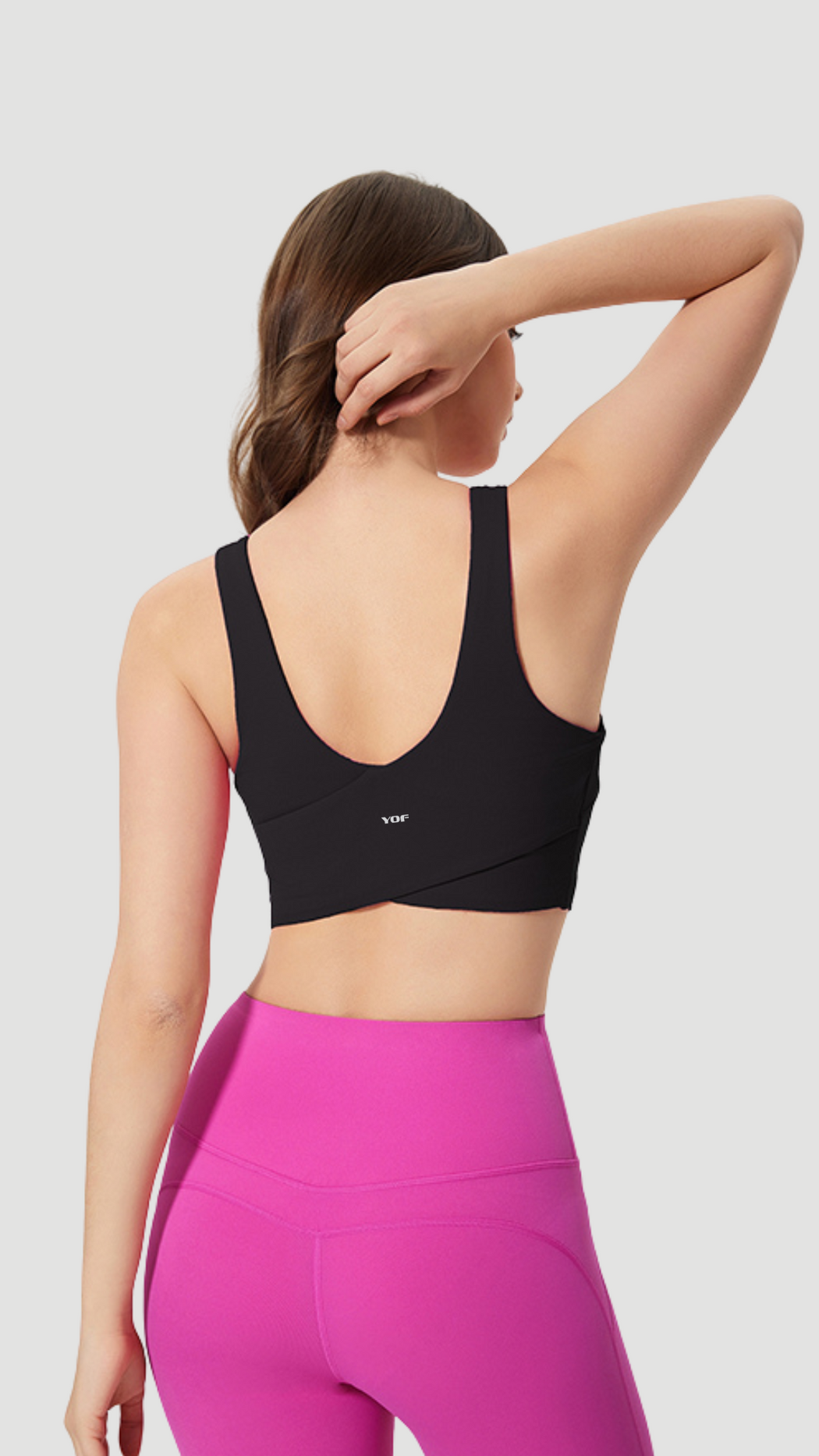 Power Cross-Back Bra Top