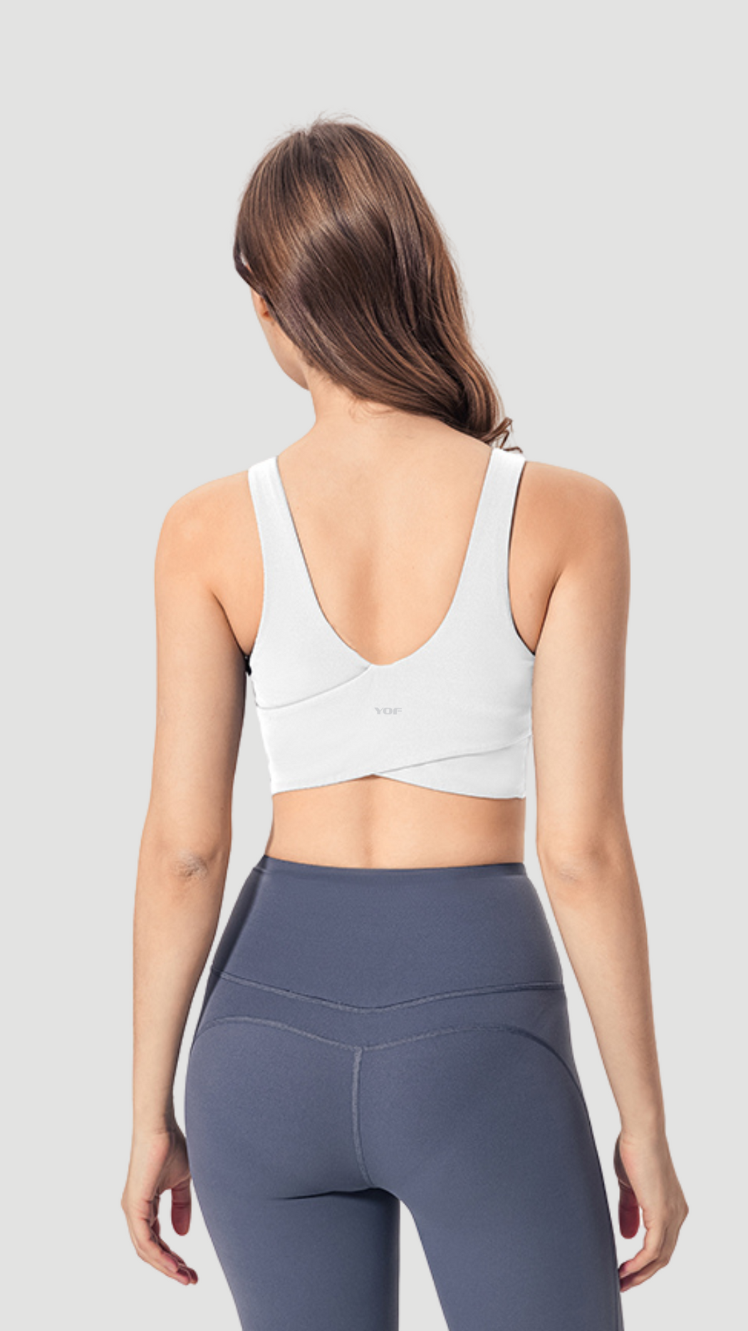 Power Cross-Back Bra Top