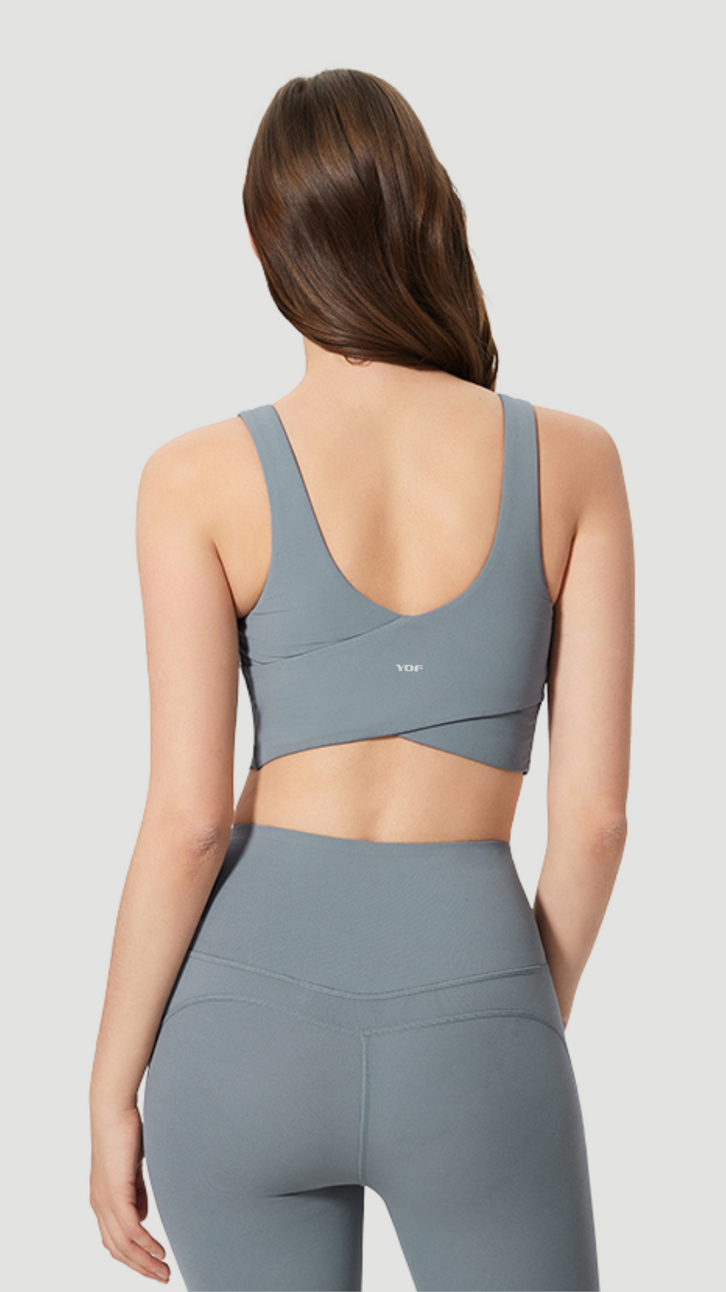 Power Cross-Back Bra Top