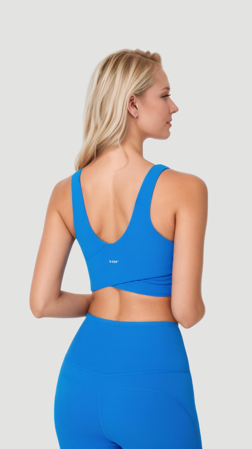 Power Cross-Back Bra Top