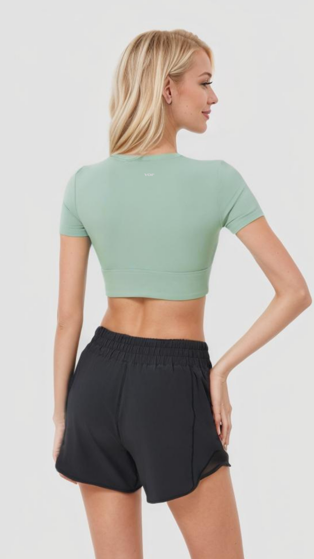 HoneyBun Button Crop Top