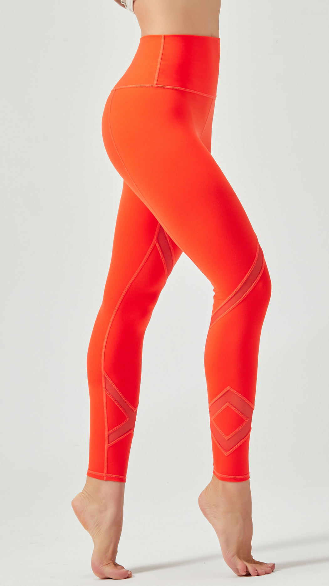 YOF Active High Waist Airflow Mesh Leggings (Asian Fit)