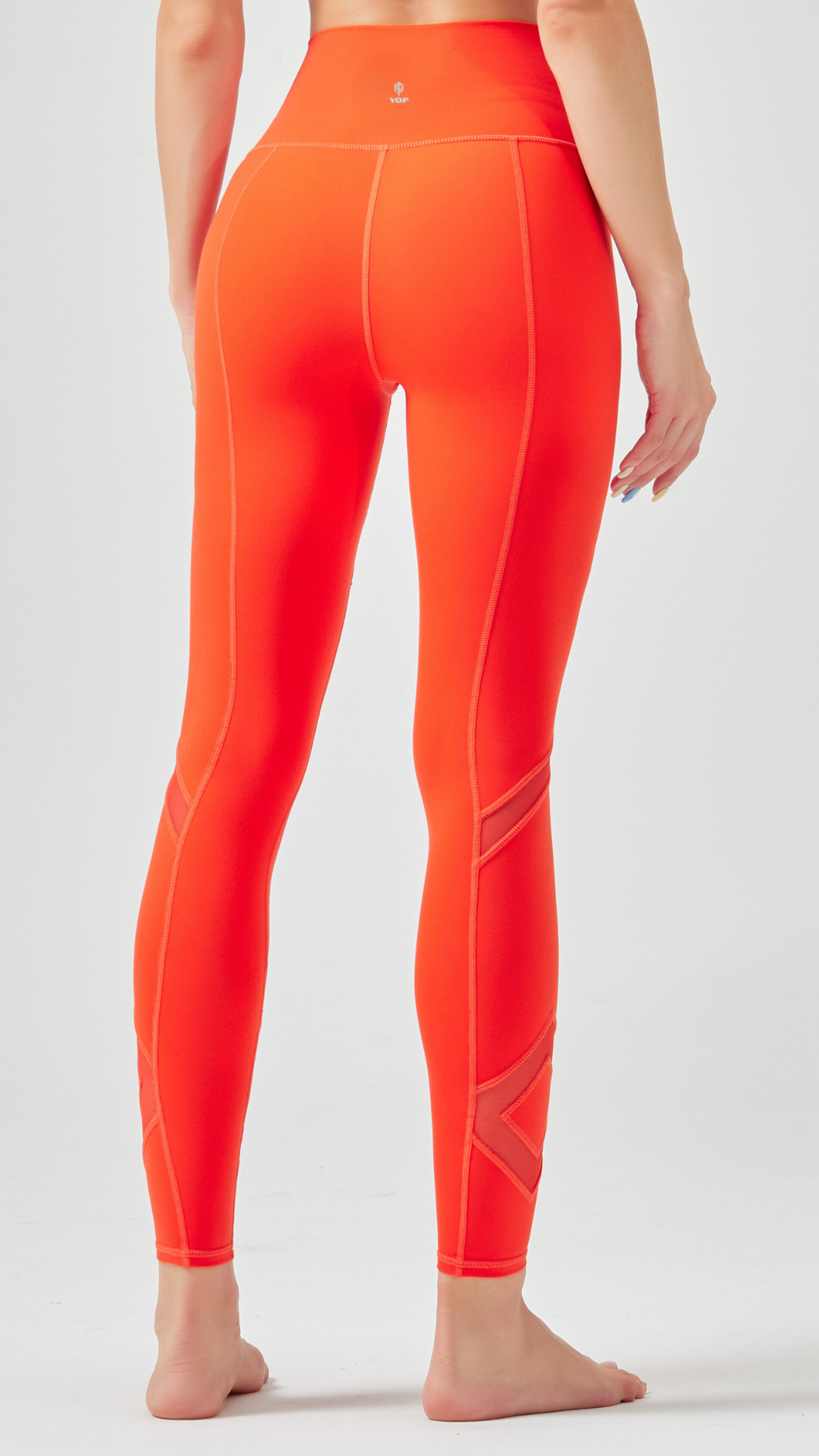 YOF Active High Waist Airflow Mesh Leggings (Asian Fit)