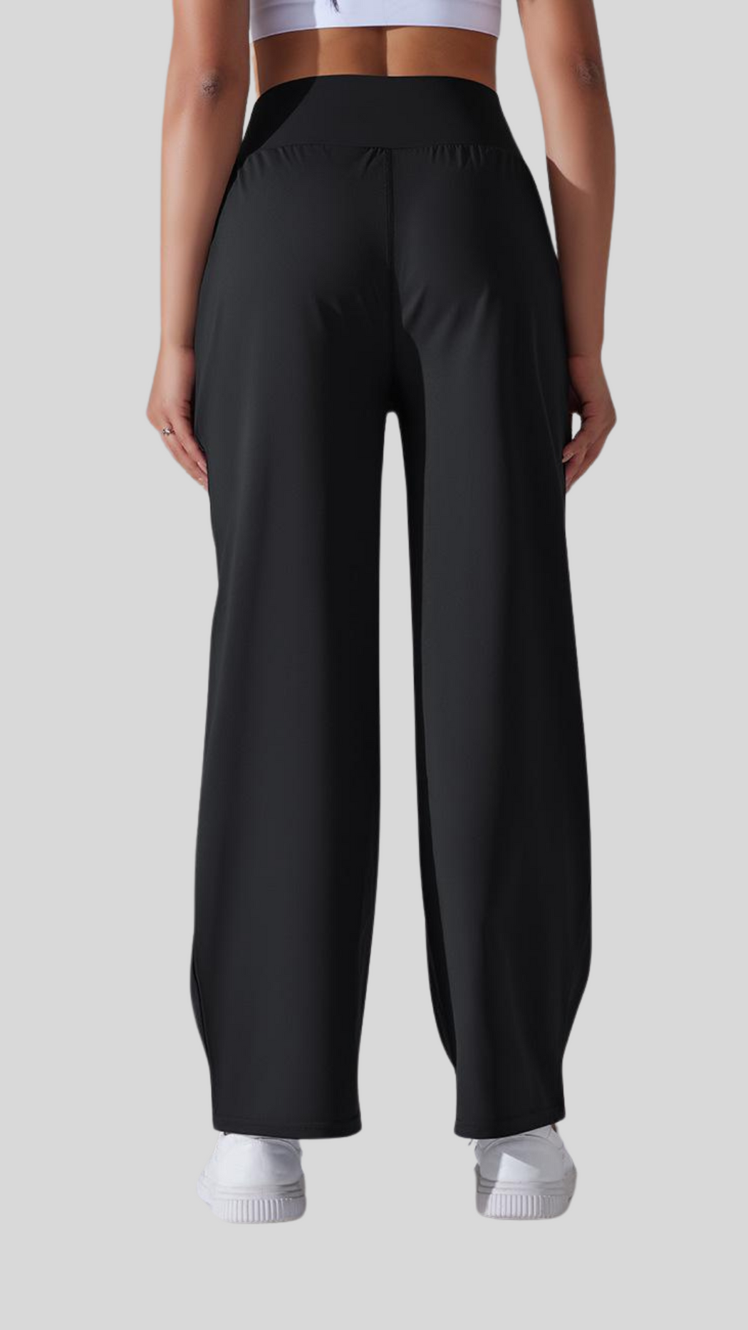 GlideFit High Waist Wide Leg Pants With Side Pockets Asian Length (96 - 102cm)