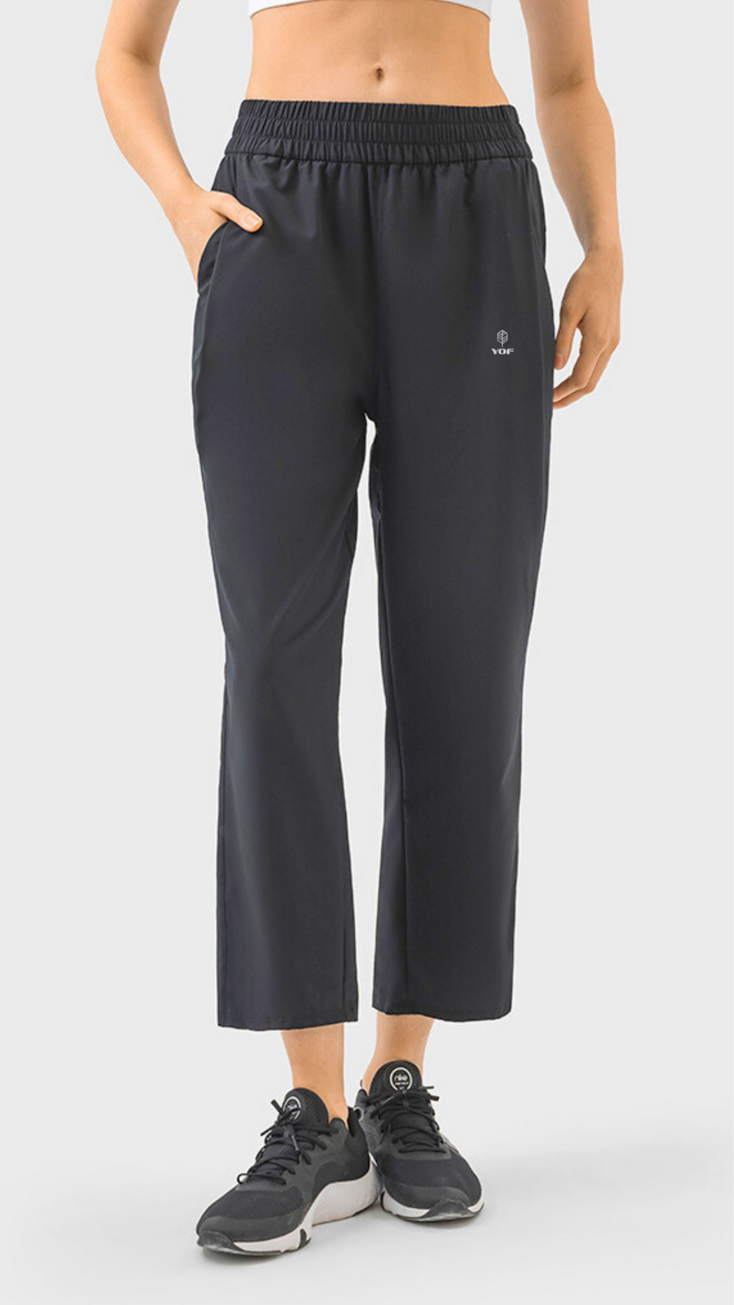 EasyFlow Mid-Rise Tapered Crop Leggings 23" (Asian Fit)